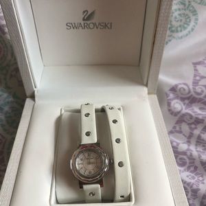 Swarovski wrap watch bracelet